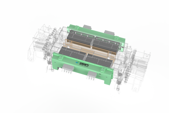 Agitateur électromagnétique de moule multimode (MM-EMS) pour dalle de coulée continue d'acier