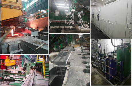 Système de chauffage par induction à haute efficacité de chauffage de moulage à température constante pour panier répartiteur